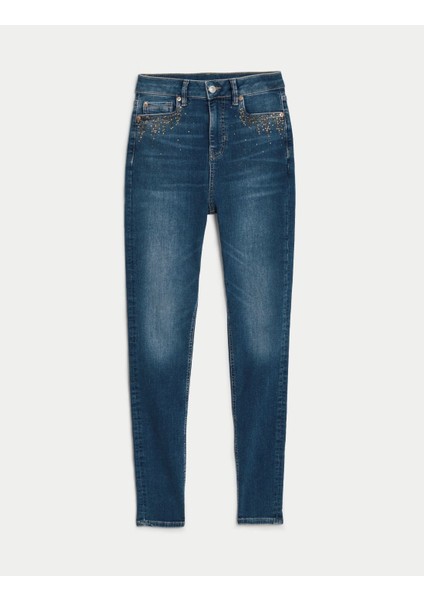 Ivy Yüksek Bel Skinny Fit Jean Pantolon