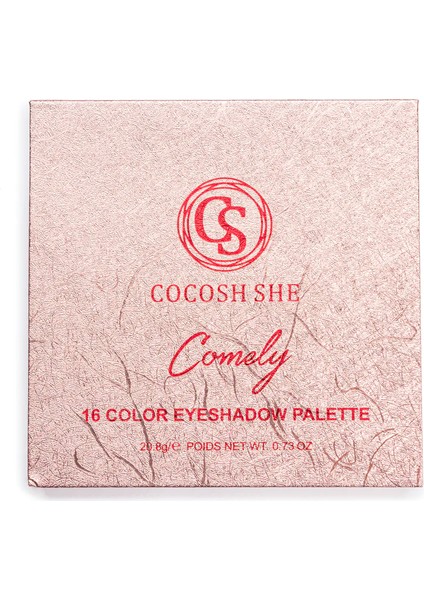 Comely Eyeshadow 16 Renk Far Paleti, Yüksek Pigmentasyon, Topaklanmaz, Kolay Dağılım
