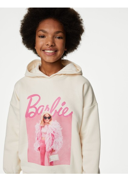 Marks & Spencer Barbie™ Kapüşonlu Sweatshirt