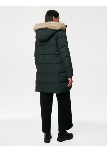 Marks & Spencer Thermowarmth™ Kapüşonlu Puffer Şişme Mont