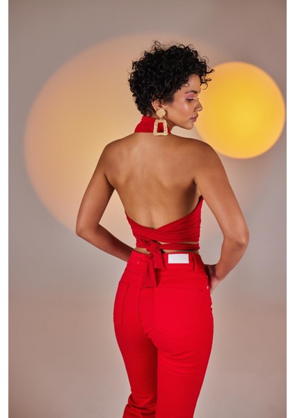 Wrap Top Kırmızı