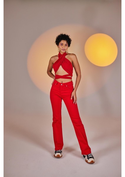 Wrap Top Kırmızı