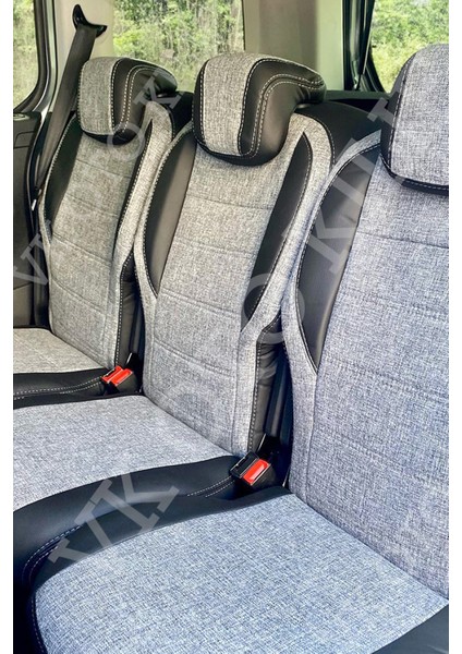 Opel Combo Arka 3'lü Araca Özel Koltuk Kılıfı