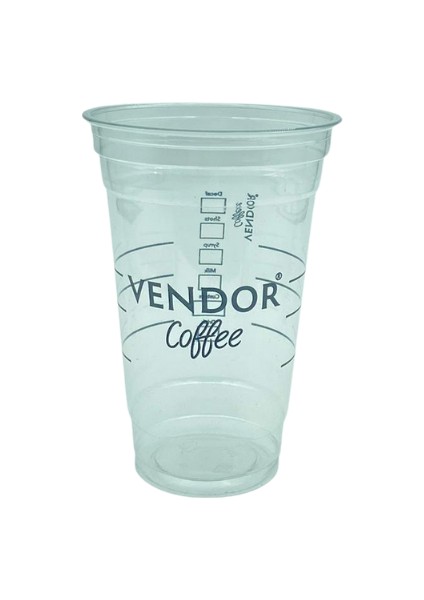 Baskılı 16OZ 475ML Soğuk Pet Bardak 1000 Adet