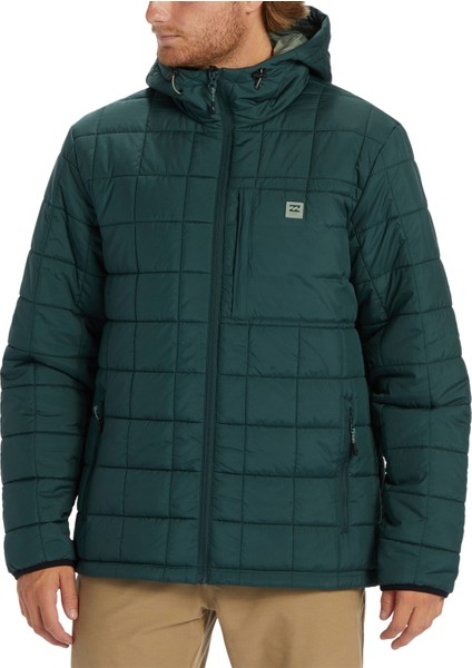 Yeşil Erkek Kapüşon Yaka Ceket ABYJK00162 Journey Puffer Jacket