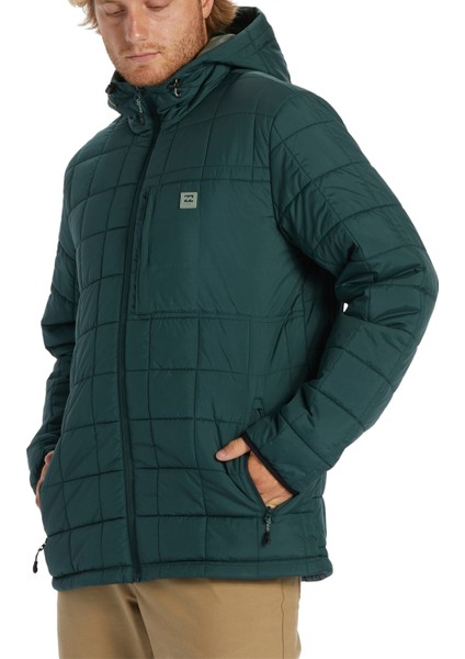 Yeşil Erkek Kapüşon Yaka Ceket ABYJK00162 Journey Puffer Jacket modelleri