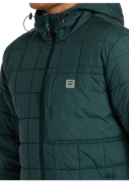 Yeşil Erkek Kapüşon Yaka Ceket ABYJK00162 Journey Puffer Jacket fırsatları