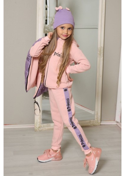 Kız Çocuk Şişme Yelekli 5'li Eşofman Takım indirimleri