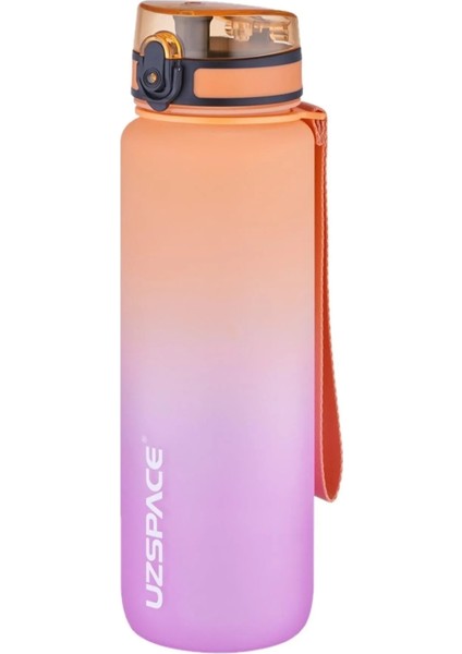 350ML-500ML-800ML-1000ML-1500ML Yeni Koleksiyon Çift Renkli Soft-Touch Serisi Askılı Akıtmaz Motivasyonel Tritan Su Matarası