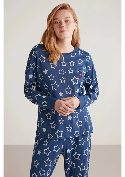 Uzun Kol Kadın Pijama Takım W620 modelleri