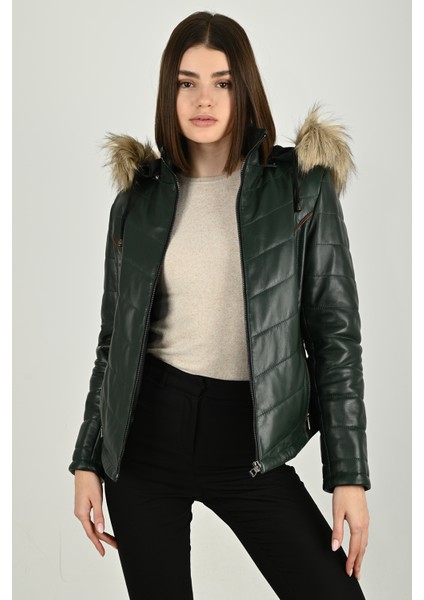 Kadın Deri Mont 8137ŞM modelleri