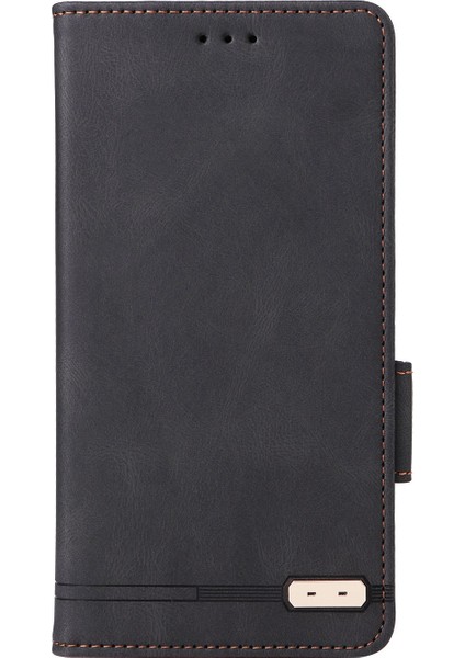 Xiaomi Için Poco X4 Pro 5g Stand Cüzdan Deri Kılıf Donanım Tasarımı Manyetik Toka Telefon Kapak Black (Yurt Dışından)