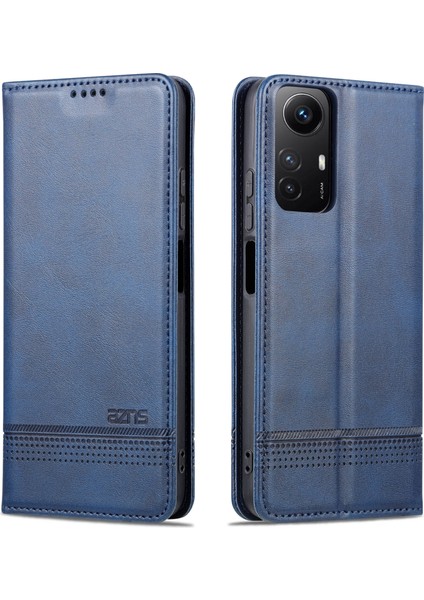 Xiaomi Için Redmi Note 12S 4g Görüntüleme Standı Pu Deri Cüzdan Kılıfı Flip Folio Telefon Kapak Blue (Yurt Dışından) fiyatları