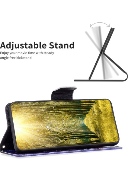 Xiaomi Için 13 Lite/civi 2 5g Cüzdan Telefon Kılıf Deseni Baskı Pu Deri Flip Stand Kapak-Melez Kelebekler (Yurt Dışından)