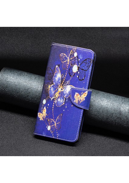 Xiaomi Için 13 Lite/civi 2 5g Cüzdan Telefon Kılıf Deseni Baskı Pu Deri Flip Stand Kapak-Melez Kelebekler (Yurt Dışından)