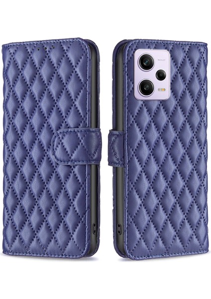 Xiaomi Redmi Için Cüzdan Telefon Kılıfı Not 12 Pro 5g/not 12 Pro Hız 5g/poco X5 Pro 5g Pu Deri Kılıf Stand Flip Folio Telefon Kapak Blue (Yurt Dışından)