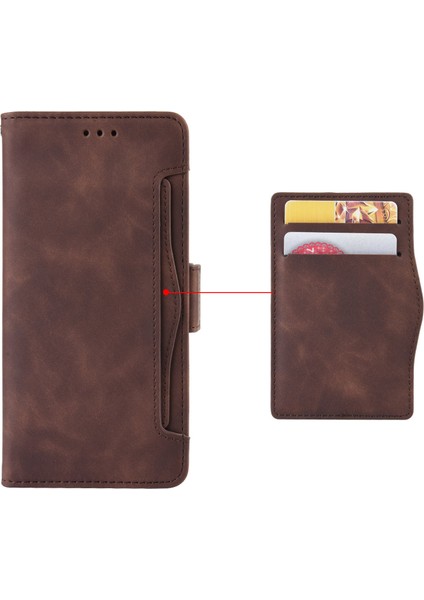 Xiaomi Redmi Için Note 12S 4g Pu Deri Kılıf Birden Fazla Kart Yuvası, Cep Telefonu Stand Cüzdan Kapak Kılıfı (Yurt Dışından)