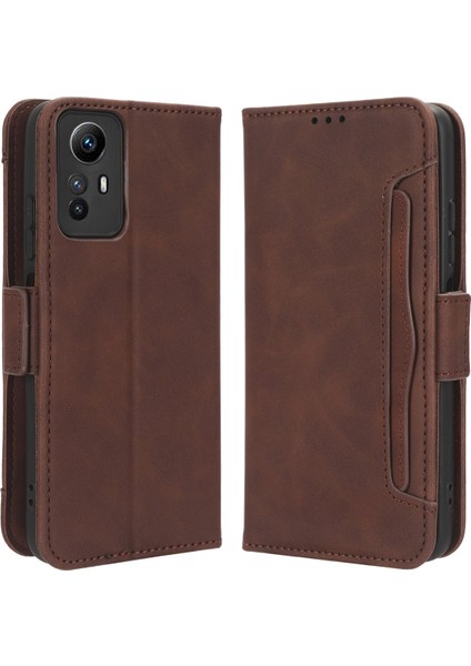 Xiaomi Redmi Için Note 12S 4g Pu Deri Kılıf Birden Fazla Kart Yuvası, Cep Telefonu Stand Cüzdan Kapak Kılıfı (Yurt Dışından)