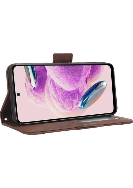 Xiaomi Redmi Için Note 12S 4g Pu Deri Kılıf Birden Fazla Kart Yuvası, Cep Telefonu Stand Cüzdan Kapak Kılıfı (Yurt Dışından)