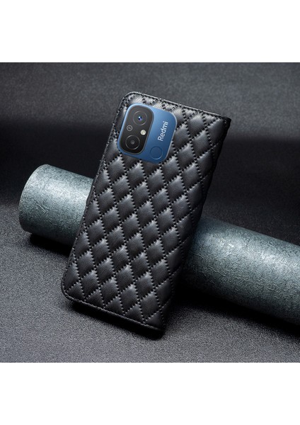 Xiaomi Redmi Için 12C 4g Baskılı Pu Deri Telefon Cüzdan Kılıf Stand Koruma Kapağı Black (Yurt Dışından) indirimleri