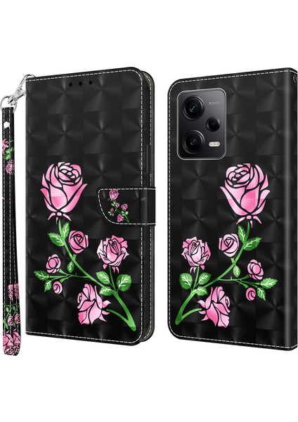 Xiaomi Redmi Için Anti Drop Telefon Kılıfı Note 12 Pro 5g/note 12 Pro Speed ​​5g/poco X5 Pro 5g-Rose Çiçeği (Yurt Dışından) fiyatları