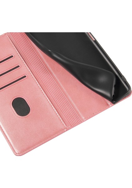 Xiaomi Için Redmi Note 12 4g Pu Deri Cüzdan Kılıf Buzağı Doku Standı Akıllı Telefon Kapak Golü Altın (Yurt Dışından)