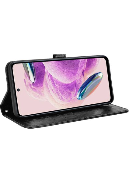 Xiaomi Için Redmi Note 12S 4g Dot Baskı Telefon Savaşı Pu Deri Cezet Kaplama (Yurt Dışından) modelleri