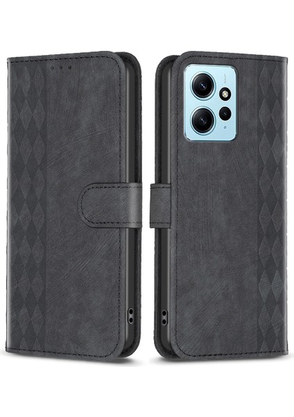 Xiaomi Için Anti-Çizik Flip Kapak Note 12 4g Baskılı Desen Standı Cüzdan Telefon Deri Kılıf (Yurt Dışından)