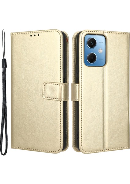 Xiaomi Redmi Için Note 12 5g (Global)/(Hindistan)/(Çin)/poco X5 5g Çılgın At Dokusu Pu Deri Telefon Kılıf Stili Cüzdan Stand Damla Geçirmez Cep Telefonu Kapak Sold (Yurt Dışından) fiyatları