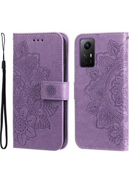 Xiaomi Için Redmi Note 12S 4g Anti-Dut Pu Deri Kapak Çiçeği Baskı Telefon Standı Cüzdan Telefon Vaka Doğru (Yurt Dışından) fiyatları