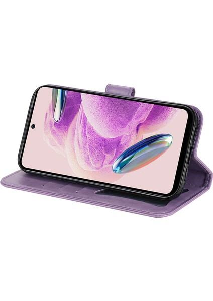 Xiaomi Için Redmi Note 12S 4g Anti-Dut Pu Deri Kapak Çiçeği Baskı Telefon Standı Cüzdan Telefon Vaka Doğru (Yurt Dışından) modelleri
