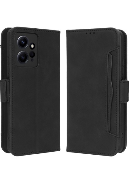 Xiaomi Redmi Için Çoklu Kart Yuvası Telefon Kılıfı Not 12 4g Cüzdan Deri Telefon Kapak Black (Yurt Dışından) fiyatları