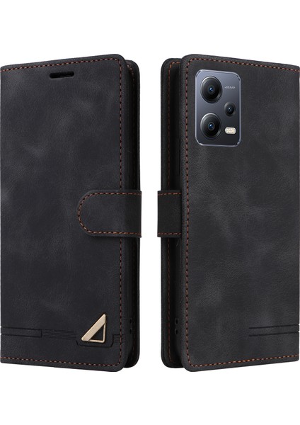 Xiaomi Redmi Için Note 12 5g (Global)/(Hindistan)/(Çin)/poco X5 5g Deri Deri Touch Telefon Kılıf Anti-Damla Stand Cüzdan Black (Yurt Dışından) fiyatları