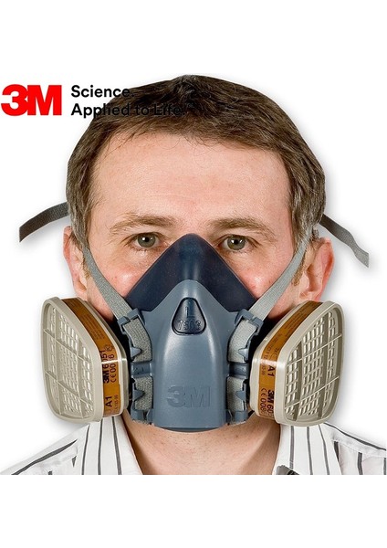 3m™ 7503 Yeniden Kullanılabilir Yarım Yüz Solunum Maskesi - (Büyük Boy - L)