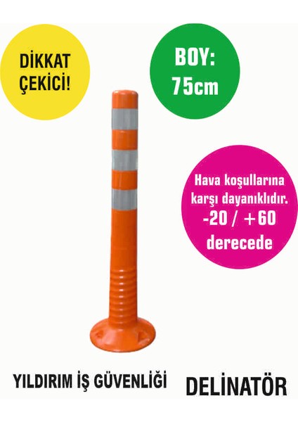 Yıldırım Delinatör Esnek Duba 75 cm