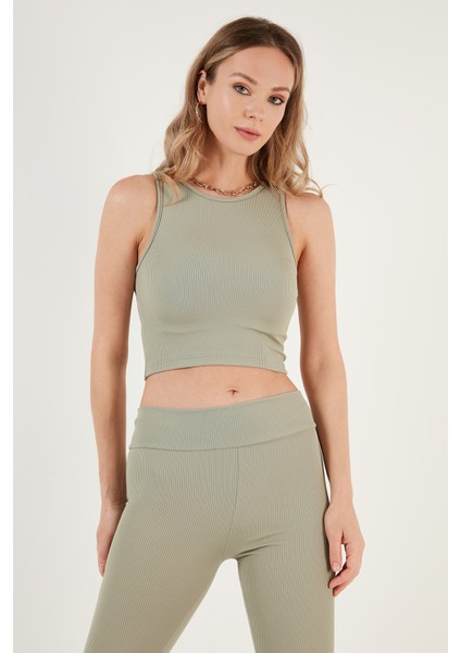 Fitilli Super Crop Örme Atlet Bayan Atlet 5865554 fiyatları