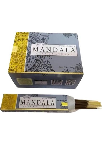 Mandala Aromalı Masala Çubuk Tütsü