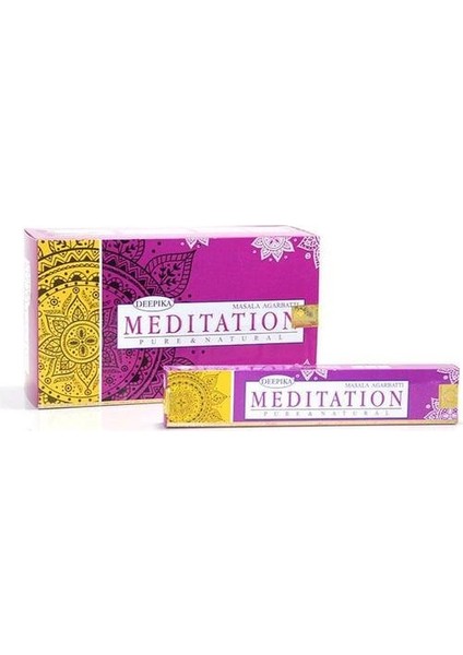 Meditation Aromalı Masala Çubuk Tütsü