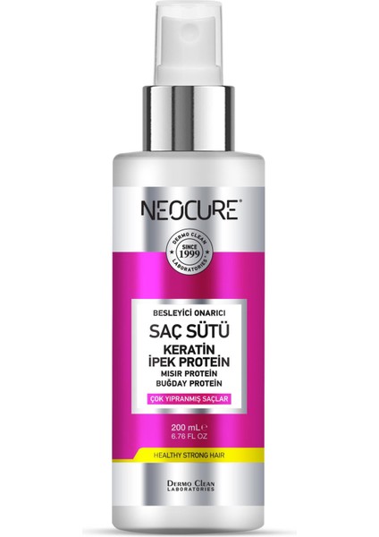 Neocure Yıpranmış Saçlar Için Keratin Saç Sütü 200 ml