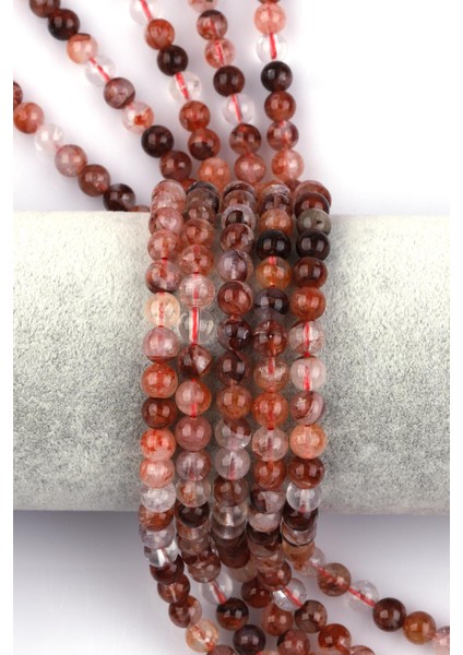 Himalaya Kuvars Doğal Taş Dizi 6 mm Küre Kesim