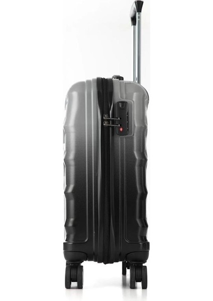 Ççs 5226 Siyah-Gri Polikarbon Valiz Seti-Hexa indirimleri