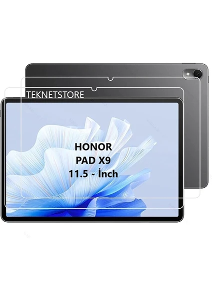 Honor Pad X9 11.5 Inç 2023 Tablet Uyumlu Ekran Koruyucu Nano Kırılmaz Cam Tam Uyumlu