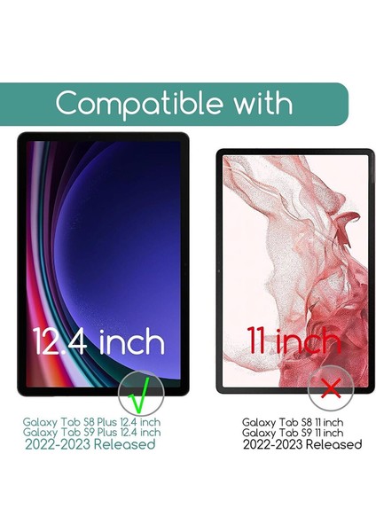 Samsung Galaxy Tab S9 Fe Plus 12.4 Inç Nano Kırılmaz Ekran Koruyucu SM-X610 Tam Uyumlu