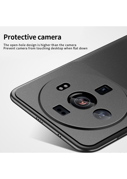 Xiaomi 12S Ultra 5g Sert Pc Arka Kapak Şoku Emici Telefon Koruyucusu Case-Blue Için Kalkan Mat Serisi (Yurt Dışından) fırsatları