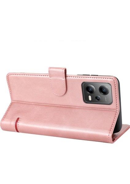 Xiaomi Için Redmi Note 12 5g (Global)/(Hindistan)/(Çin)/poco X5 5g Yatay Hat Deri Kılıf Stand Cüzdan Kapak Pembe (Yurt Dışından) indirimleri