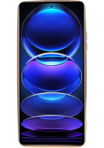 Xiaomi Redmi Için Note 12 Pro 5g Parlak Tpu Telefon Kasası Kamera Koruması 6d Elektrokaplama Kapak Pembe (Yurt Dışından)