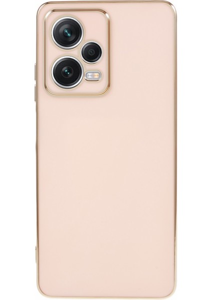 Xiaomi Redmi Için Note 12 Pro 5g Parlak Tpu Telefon Kasası Kamera Koruması 6d Elektrokaplama Kapak Pembe (Yurt Dışından) fiyatları