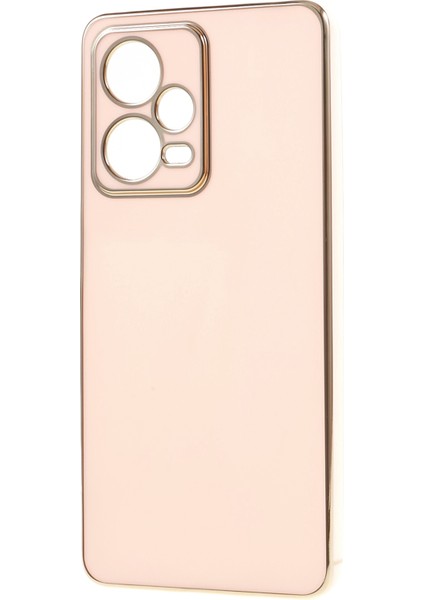 Xiaomi Redmi Için Note 12 Pro 5g Parlak Tpu Telefon Kasası Kamera Koruması 6d Elektrokaplama Kapak Pembe (Yurt Dışından) modelleri
