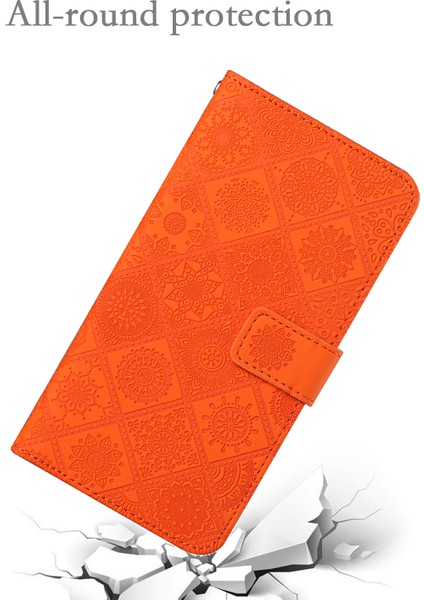 Xiaomi Redmi Için Note 12 Pro 5g/note 12 Pro Speed ​​5g/poco X5 Pro 5g Anti-Drop Deri Telefon Kapak-Orange (Yurt Dışından) indirimleri