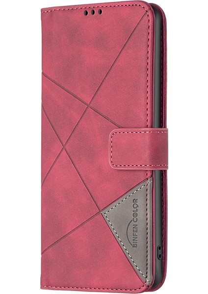 Xiaomi Için Poco X5 5g/redmi Note 12 5g (Global)/(Hindistan)/(Çin) Baskılı Telefon Kılıfı Stand Flip Deri Cüzdan Kapak-Kırmızı (Yurt Dışından) indirimleri